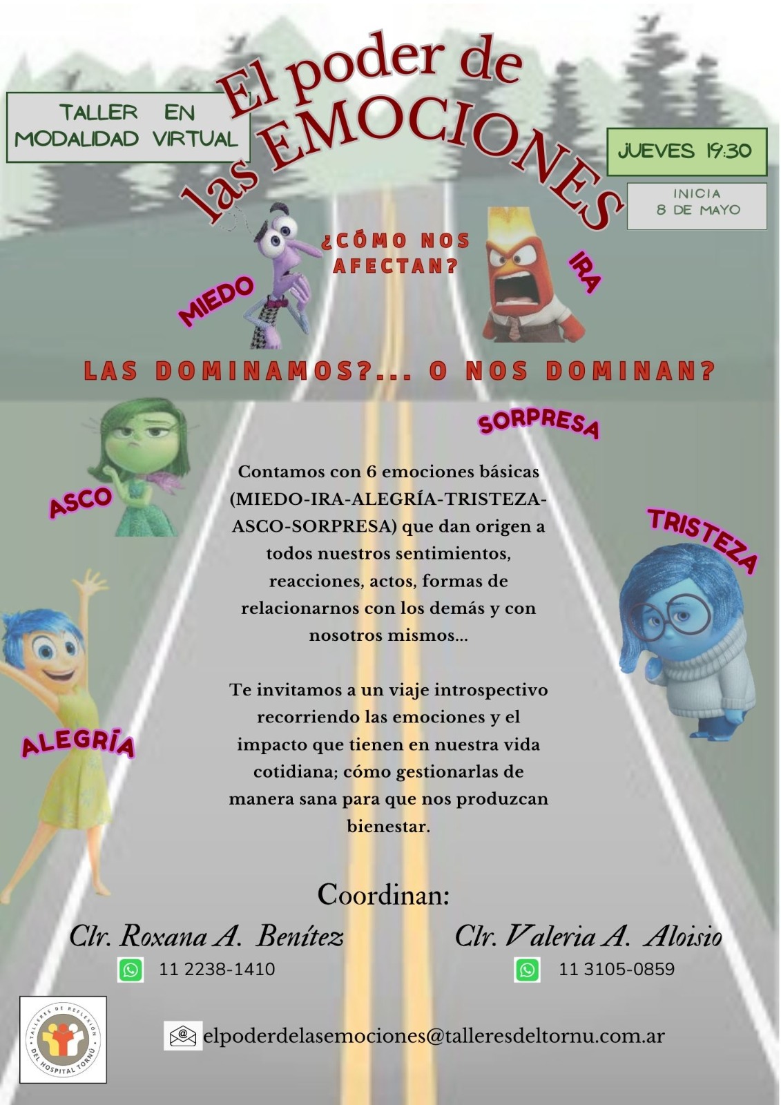 nuevo flyer taller el poder de las emociones